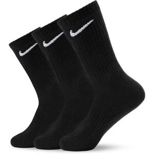 Nike SX7676 Unisex Lightweight Training Crew Socks - Black Nike SX7676 Unisex Lightweight Training Crew Socks - Black