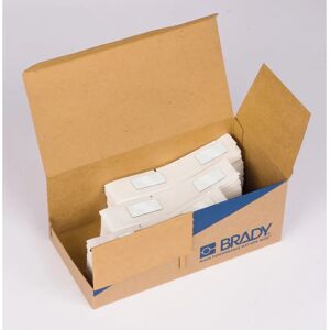 Brady - M6-07-7593-WT - Blanc - Polyester mousse - Étiquette Brady - M6-07-7593-WT - Blanc - Polyester mousse - Étiquette