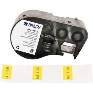 Brady M4-91-427-YL Étiquette d'Imprimante Jaune - Étiquettes - Publicité Brady M4-91-427-YL Étiquette d'Imprimante Jaune - Étiquettes - Publicité