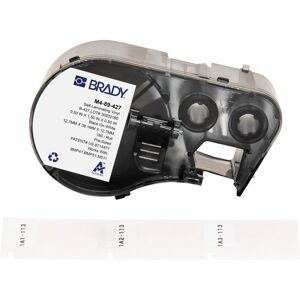 Brady M4-89-427 Etiqueta de impressora em preto e branco auto-adesiva - etiqueta de impressora Brady M4-89-427 Etiqueta de impressora em preto e branco auto-adesiva - etiqueta de impressora