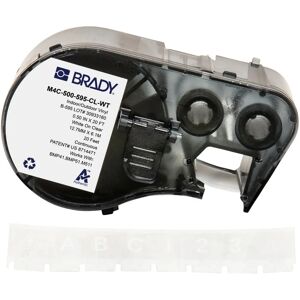 Brady - M4C-500-595-CL-WT - Vinil Branco - Printer Label Brady - M4C-500-595-CL-WT - Vinil Branco - Printer Label
