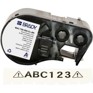 Brady M4C-750-595-CL-BK Étiquette d'imprimante auto-adhésive translucide - Printer Label Brady M4C-750-595-CL-BK Étiquette d'imprimante auto-adhésive translucide - Printer Label