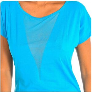Zumba Blau Damen Sport-T-Shirt Z1t00683 - Kurzes Ärmeldesign Zumba Blau Damen Sport-T-Shirt Z1t00683 - Kurzes Ärmeldesign