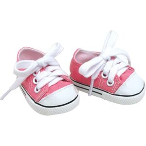 Chaussures de poupée roses de 18" de Teamson Kids - Toile rose clair - Publicité Chaussures de poupée roses de 18" de Teamson Kids - Toile rose clair - Publicité