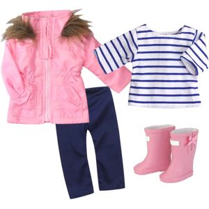 Teamson Kids Sophia's 18" Doll Pink Parka Jacket - Doll Accessories Teamson Kids Sophia's 18" Doll Pink Parka Jacket - Doll Accessories