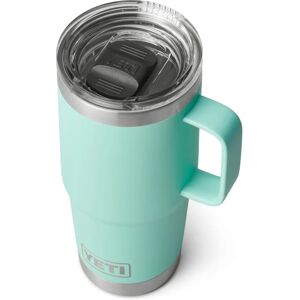 YETI Turquoise 20oz Travel Mug Insulated Stainless Steel YETI Turquoise 20oz Travel Mug Insulated Stainless Steel