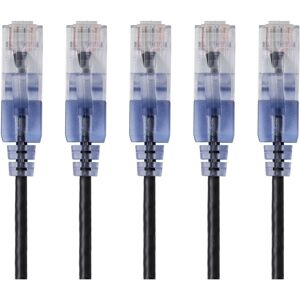 Monoprice 15145 Netwerkkabel - Zwart - 4m - Cat6a Monoprice 15145 Netwerkkabel - Zwart - 4m - Cat6a