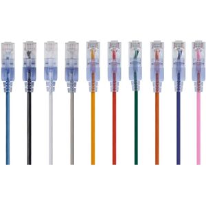 Monoprice 29478 Multicolor 1,5m Cat6a U/UTP Netwerk Kabel Monoprice 29478 Multicolor 1,5m Cat6a U/UTP Netwerk Kabel