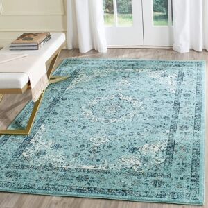 Tapis Bleu Safavieh - Usage intérieur - Publicité Tapis Bleu Safavieh - Usage intérieur - Publicité