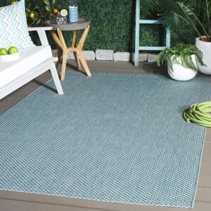 Safavieh Blau Rechteckiger Teppich - Innen/Außen Modern Muster Safavieh Blau Rechteckiger Teppich - Innen/Außen Modern Muster