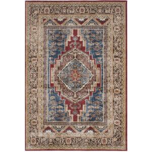Safavieh Blau Bruin Vloerkleed - Traditioneel Turks Ontwerp Safavieh Blau Bruin Vloerkleed - Traditioneel Turks Ontwerp
