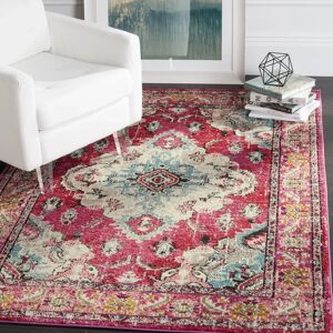 Safavieh Rose et Multicolore Tapis Boho-Chic - Tapis - Publicité Safavieh Rose et Multicolore Tapis Boho-Chic - Tapis - Publicité