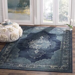 Tapis Vintage NADUVI Sibyla - Bleu, 170x120cm - Motifs persans & turcs - Publicité Tapis Vintage NADUVI Sibyla - Bleu, 170x120cm - Motifs persans & turcs - Publicité