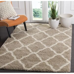 Kate 183x274cm Beige & Ivoire Tapis Rectangulaire Shag - Tapis - Publicité Kate 183x274cm Beige & Ivoire Tapis Rectangulaire Shag - Tapis - Publicité
