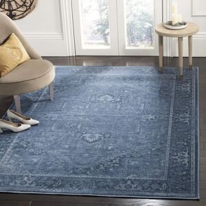 NADUVI Maxime Tapis Vintage - Bleu 280x200cm - Publicité NADUVI Maxime Tapis Vintage - Bleu 280x200cm - Publicité