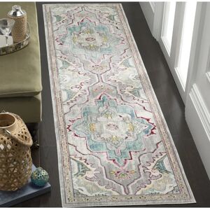 Safavieh - Vintage Lucy - Bleu - 240x60x0.64 cm - Tapis - Publicité Safavieh - Vintage Lucy - Bleu - 240x60x0.64 cm - Tapis - Publicité