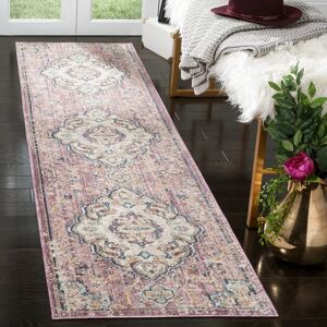 Safavieh Modèle Headley Viscose Crème & Rose Tapis - Tapis - Publicité Safavieh Modèle Headley Viscose Crème & Rose Tapis - Tapis - Publicité