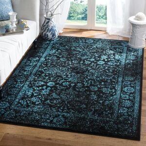 Safavieh Tapijt Zwart/Blauwgroen 185 x 275 - Tapijt Safavieh Tapijt Zwart/Blauwgroen 185 x 275 - Tapijt