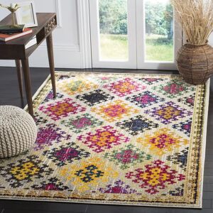Safavieh Modern Tapijt - Ivoor / Meerkleurig - 90 x 150 cm Safavieh Modern Tapijt - Ivoor / Meerkleurig - 90 x 150 cm