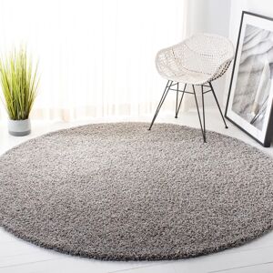 Tapis Rond Gris Clair Morgan de Safavieh - Tapis Rond - Publicité Tapis Rond Gris Clair Morgan de Safavieh - Tapis Rond - Publicité