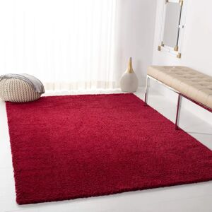 Tapis Rouge Shaggy Safavieh - 270x180cm - Rectangulaire - Publicité Tapis Rouge Shaggy Safavieh - 270x180cm - Rectangulaire - Publicité
