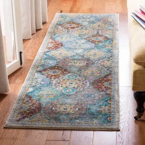 Tapis Bleu Safavieh - Viscose Égyptienne - Route de la Soie - Publicité Tapis Bleu Safavieh - Viscose Égyptienne - Route de la Soie - Publicité