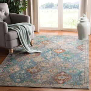 Tapis Safavieh Ivoire Turquoise Karsyn - Tapis - Publicité Tapis Safavieh Ivoire Turquoise Karsyn - Tapis - Publicité