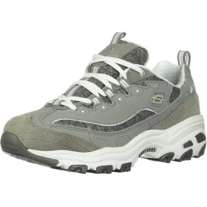 Skechers D'Lites Szare Buty z Pianką Zapamiętującą - Buty Skechers D'Lites Szare Buty z Pianką Zapamiętującą - Buty