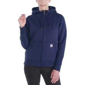 Carhartt Womens Clarksburg Polycotton Hoodie - Full Zip, Navy, M Carhartt Womens Clarksburg Polycotton Hoodie - Full Zip, Navy, M