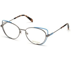 Occhiali da Vista Ovali Argento Donna Emilio Pucci Occhiali da Vista Ovali Argento Donna Emilio Pucci