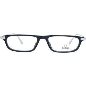 Lunettes unisex noires Omega - Rectangulaires - Monture pleine - Publicité Lunettes unisex noires Omega - Rectangulaires - Monture pleine - Publicité