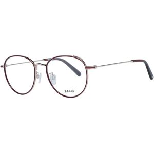 Bally BY3018 Burgundy Unisex ronde bril - Bril Bally BY3018 Burgundy Unisex ronde bril - Bril