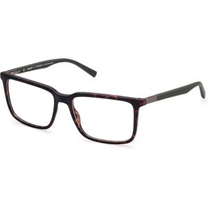 Timberland TB1740 Dark Havana Rectangular Glasses - Eyewear Frames Timberland TB1740 Dark Havana Rectangular Glasses - Eyewear Frames