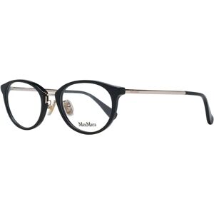 Max Mara MM5044-D 001 Zwarte Ovale Brillenfitting - Brillenframe Max Mara MM5044-D 001 Zwarte Ovale Brillenfitting - Brillenframe
