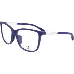 Adidas SP5019 091 Unisex Matte Blue Eyewear Frames - Eyewear Frames Adidas SP5019 091 Unisex Matte Blue Eyewear Frames - Eyewear Frames