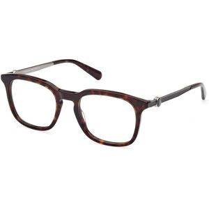 Moncler ML5176 Havana Dunkel Quadratische Brille - Brille Moncler ML5176 Havana Dunkel Quadratische Brille - Brille