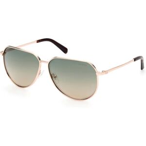Guess GU00089 28Q Sunglasses - Pilot Gold Green Guess GU00089 28Q Sunglasses - Pilot Gold Green