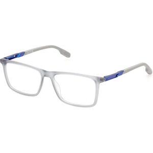 Adidas SP5070 Men's Grey Rectangular Eyeglasses - Eyewear Adidas SP5070 Men's Grey Rectangular Eyeglasses - Eyewear