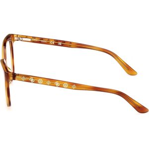 Guess GU50114 Blonde Havana Acetaat Vierkante Bril - Bril Guess GU50114 Blonde Havana Acetaat Vierkante Bril - Bril
