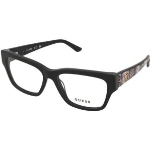 Guess GU50126 Rectangular Animal Print Fashion Glasses - Eyeglasses Guess GU50126 Rectangular Animal Print Fashion Glasses - Eyeglasses