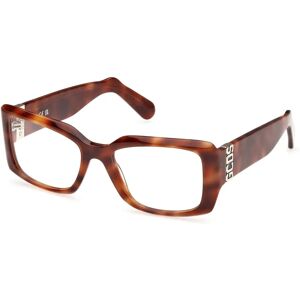 GCDS GD5028 Unisex Glasögonram Mörk Havanna - Glasögonram GCDS GD5028 Unisex Glasögonram Mörk Havanna - Glasögonram