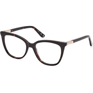 Guess GU50197 Dark Havana Square Women Eyewear Frames Guess GU50197 Dark Havana Square Women Eyewear Frames