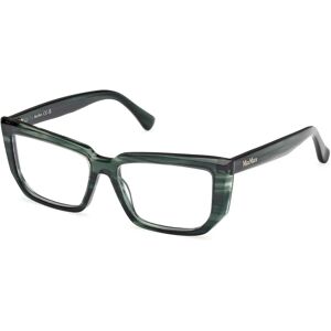 Max Mara Dark Green/Striped Unisex Eyewear Frames - Eyewear Frames Max Mara Dark Green/Striped Unisex Eyewear Frames - Eyewear Frames