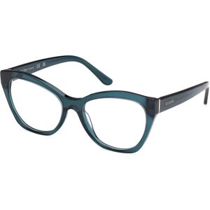 Guess Turquoise Geometric Acrylic Eyeglasses - Women Guess Turquoise Geometric Acrylic Eyeglasses - Women