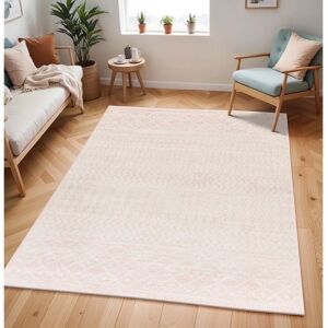 LIVABLISS Scandinavian Pink/Gray Rug - Interior LIVABLISS Scandinavian Pink/Gray Rug - Interior