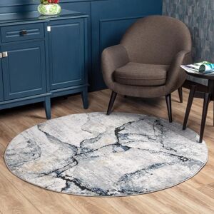 LIVABLISS - Round Abstract Rug - Modern Pattern 160cm LIVABLISS - Round Abstract Rug - Modern Pattern 160cm
