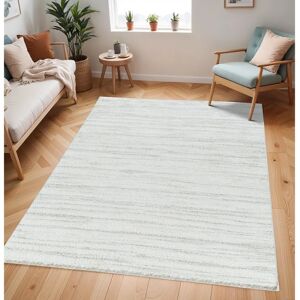 Surya Model ADLEY White and Gray Rug - Salón de Pelo Largo y Suave Surya Model ADLEY White and Gray Rug - Salón de Pelo Largo y Suave