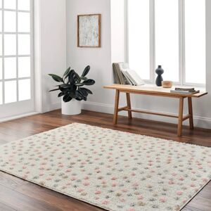 LIVABLISS Shaggy Rug - Woolly, Beige/Black 160x213 - Area Rug LIVABLISS Shaggy Rug - Woolly, Beige/Black 160x213 - Area Rug