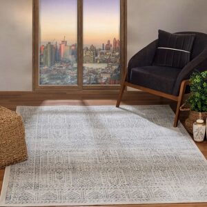 SURYA Vintage Gray Ivory Rectangle Rug - Carpet SURYA Vintage Gray Ivory Rectangle Rug - Carpet