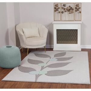 Surya - Modern Floral Rug - Machine-Woven, 120x170 cm, Green Surya - Modern Floral Rug - Machine-Woven, 120x170 cm, Green